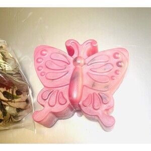 Handmade Artisan Goats Milk Rose & Lavender Butterfly  Soap Perfect For Gifts!